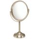 Small Round Table Top Vanity Mirror - 10X Magnification